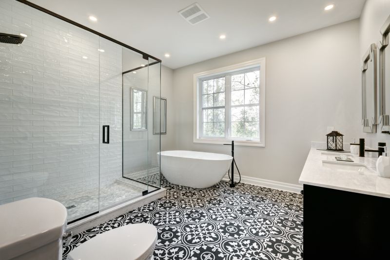 Renovated Bathroom with Glass Enclosure